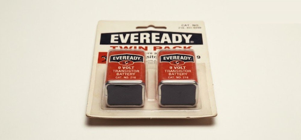 9-Volt Transistor Battery, Twin Pack