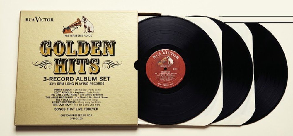 Golden Hits 3-Record Album Set, 33 1/3 RPM